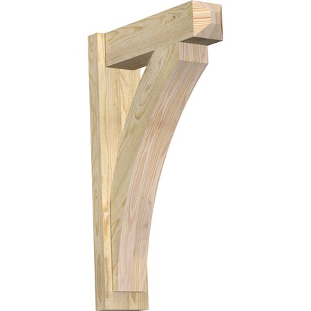 Ekena Millwork Thorton Rough Sawn Craftsman Outlooker, Douglas Fir, 6"W x 20"D x 32"H OUT06X20X32THR04RDF